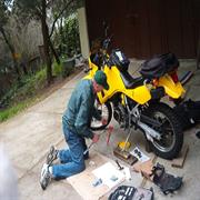 Yellow KLR